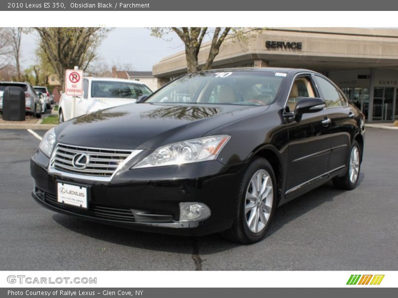 Obsidian Black / Parchment 2010 Lexus ES 350