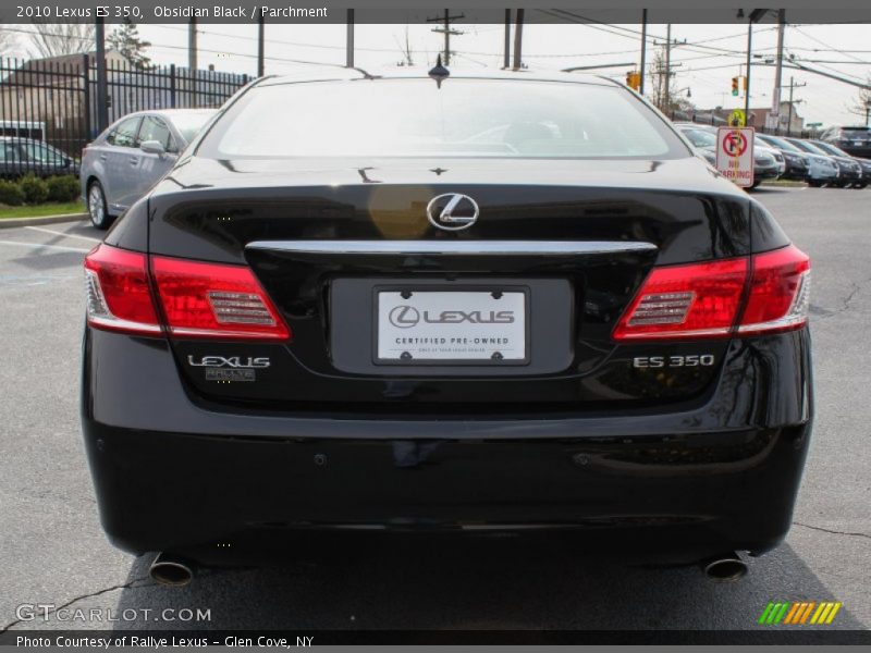 Obsidian Black / Parchment 2010 Lexus ES 350