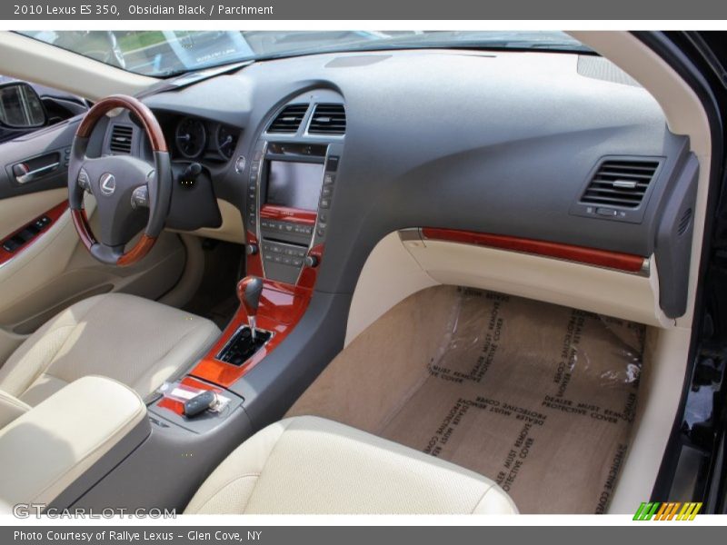 Dashboard of 2010 ES 350