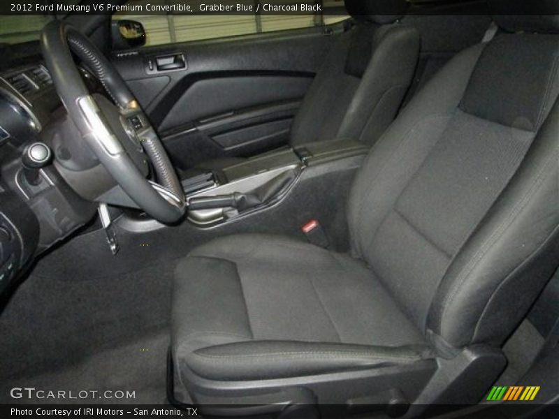 Grabber Blue / Charcoal Black 2012 Ford Mustang V6 Premium Convertible