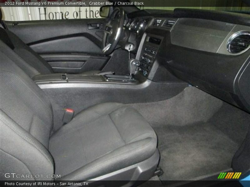 Grabber Blue / Charcoal Black 2012 Ford Mustang V6 Premium Convertible