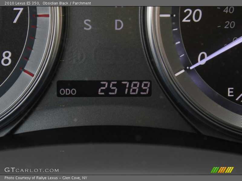 Obsidian Black / Parchment 2010 Lexus ES 350