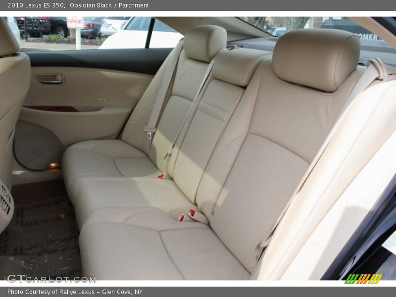 Rear Seat of 2010 ES 350
