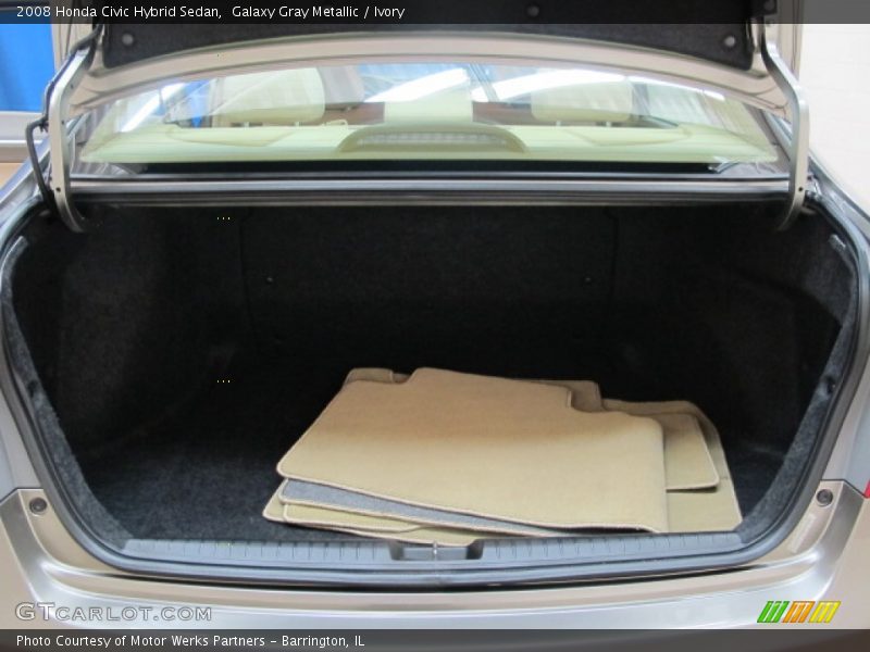 Galaxy Gray Metallic / Ivory 2008 Honda Civic Hybrid Sedan