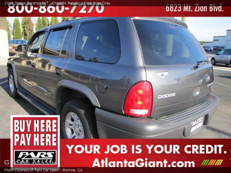 Graphite Metallic / Dark Slate Gray 2003 Dodge Durango SXT