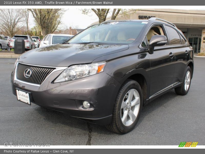 Truffle Brown Mica / Parchment/Brown Walnut 2010 Lexus RX 350 AWD