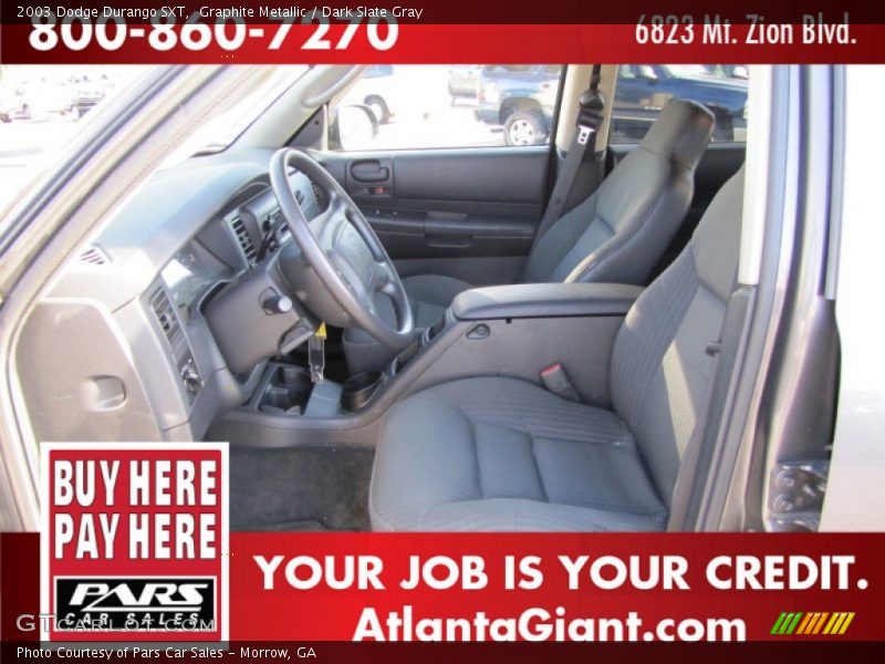 Graphite Metallic / Dark Slate Gray 2003 Dodge Durango SXT