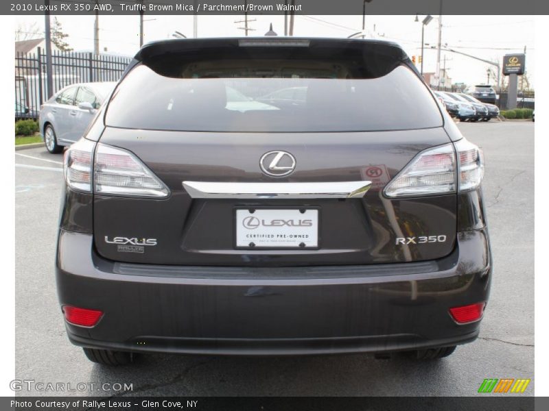 Truffle Brown Mica / Parchment/Brown Walnut 2010 Lexus RX 350 AWD