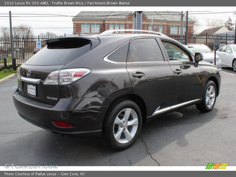 Truffle Brown Mica / Parchment/Brown Walnut 2010 Lexus RX 350 AWD