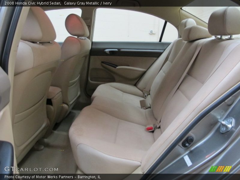 Galaxy Gray Metallic / Ivory 2008 Honda Civic Hybrid Sedan