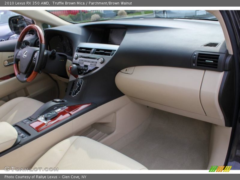 Truffle Brown Mica / Parchment/Brown Walnut 2010 Lexus RX 350 AWD