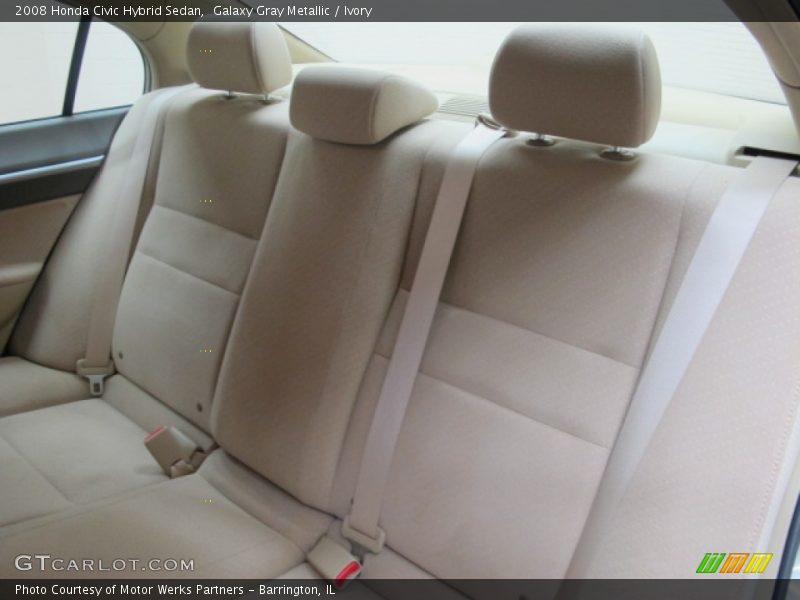 Galaxy Gray Metallic / Ivory 2008 Honda Civic Hybrid Sedan