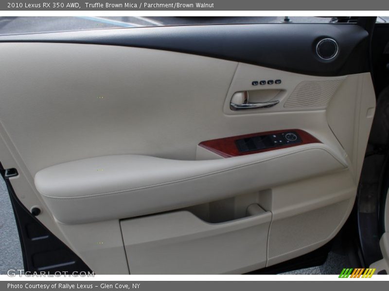 Truffle Brown Mica / Parchment/Brown Walnut 2010 Lexus RX 350 AWD