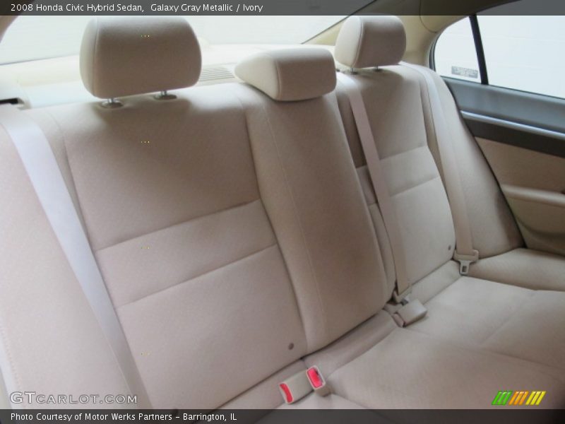 Galaxy Gray Metallic / Ivory 2008 Honda Civic Hybrid Sedan