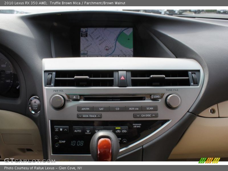 Truffle Brown Mica / Parchment/Brown Walnut 2010 Lexus RX 350 AWD