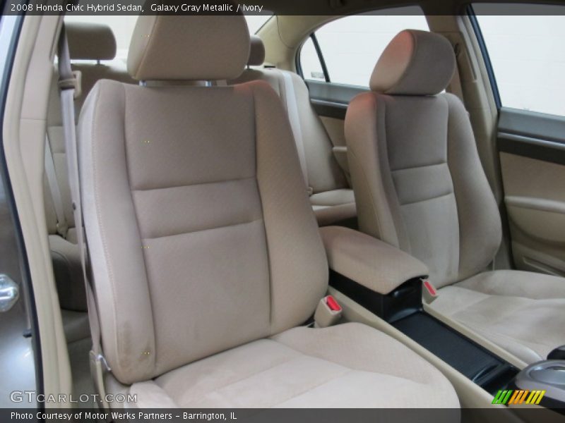 Galaxy Gray Metallic / Ivory 2008 Honda Civic Hybrid Sedan
