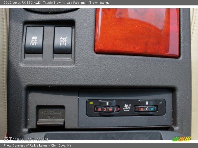 Truffle Brown Mica / Parchment/Brown Walnut 2010 Lexus RX 350 AWD