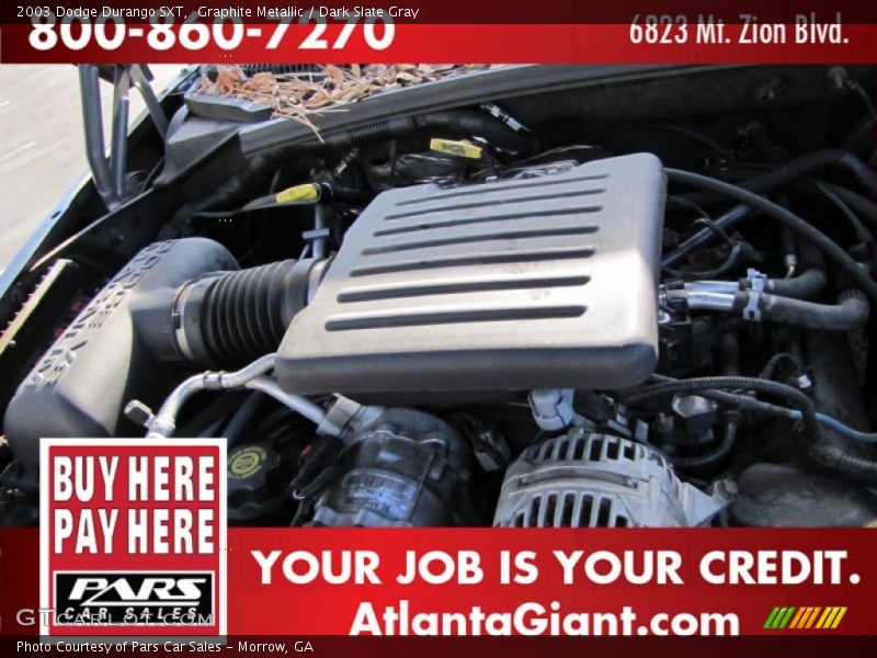 Graphite Metallic / Dark Slate Gray 2003 Dodge Durango SXT
