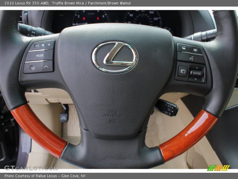 Truffle Brown Mica / Parchment/Brown Walnut 2010 Lexus RX 350 AWD
