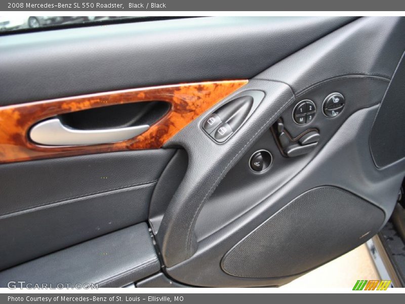 Black / Black 2008 Mercedes-Benz SL 550 Roadster
