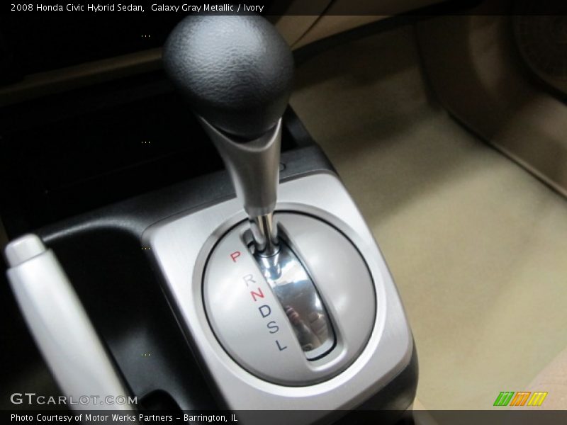 Galaxy Gray Metallic / Ivory 2008 Honda Civic Hybrid Sedan