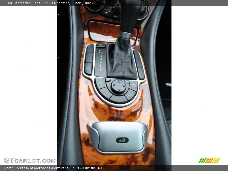 Black / Black 2008 Mercedes-Benz SL 550 Roadster