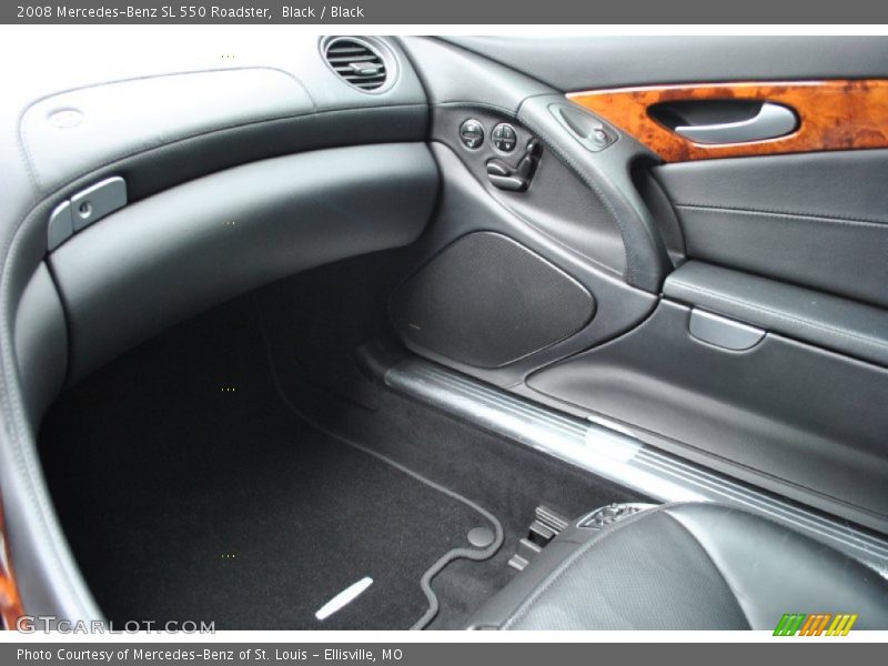 Black / Black 2008 Mercedes-Benz SL 550 Roadster