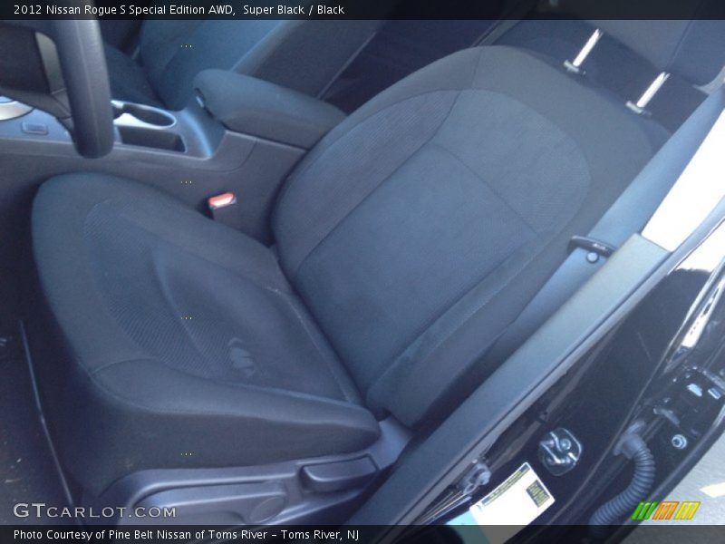 Front Seat of 2012 Rogue S Special Edition AWD
