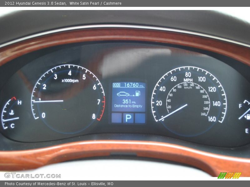 White Satin Pearl / Cashmere 2012 Hyundai Genesis 3.8 Sedan