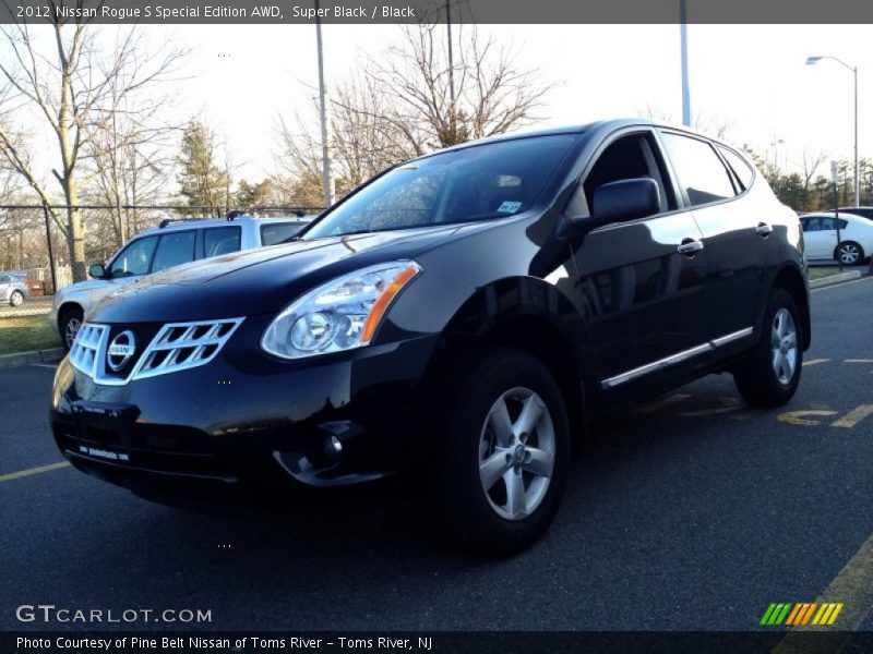 Super Black / Black 2012 Nissan Rogue S Special Edition AWD