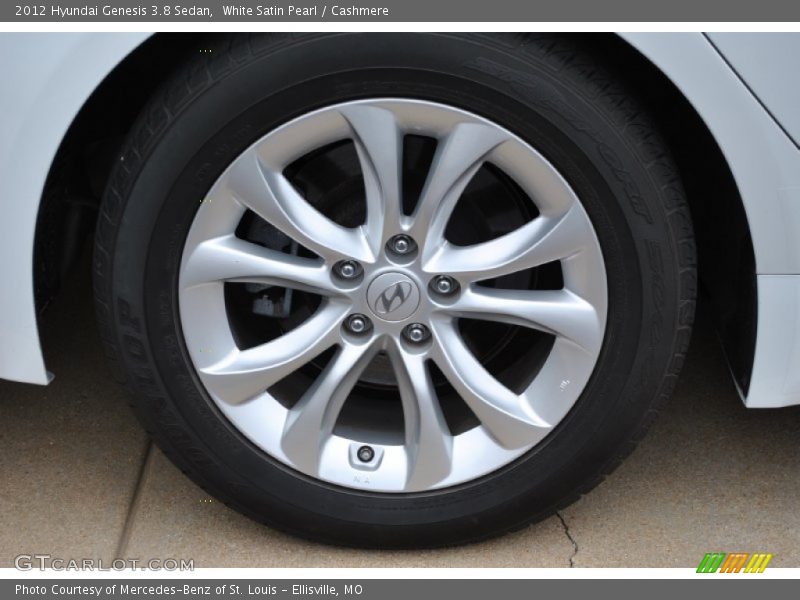 White Satin Pearl / Cashmere 2012 Hyundai Genesis 3.8 Sedan