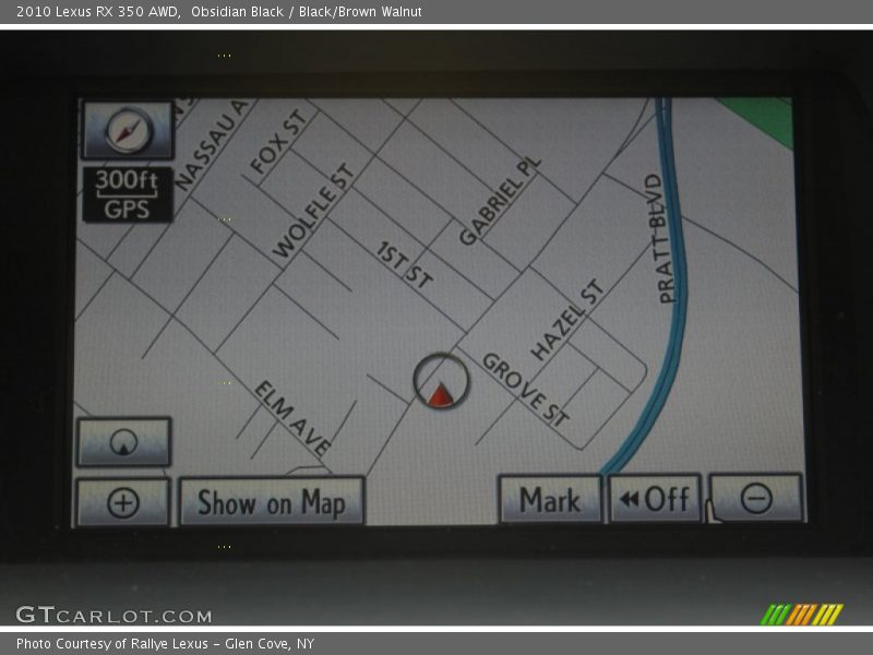 Obsidian Black / Black/Brown Walnut 2010 Lexus RX 350 AWD