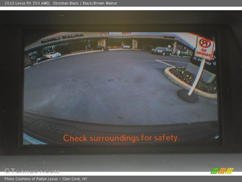 Obsidian Black / Black/Brown Walnut 2010 Lexus RX 350 AWD