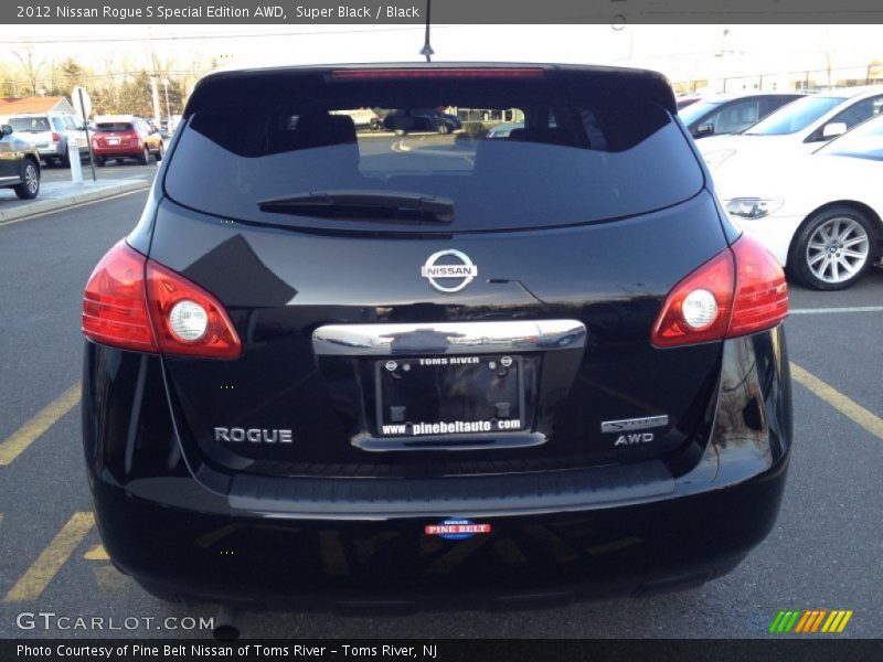 Super Black / Black 2012 Nissan Rogue S Special Edition AWD