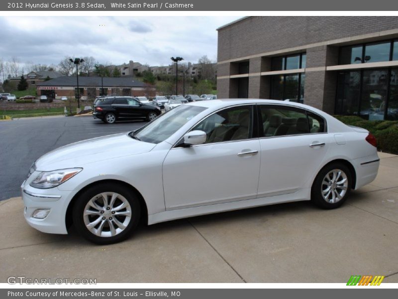 White Satin Pearl / Cashmere 2012 Hyundai Genesis 3.8 Sedan
