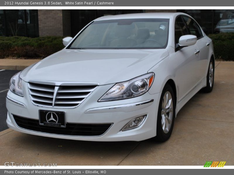 White Satin Pearl / Cashmere 2012 Hyundai Genesis 3.8 Sedan