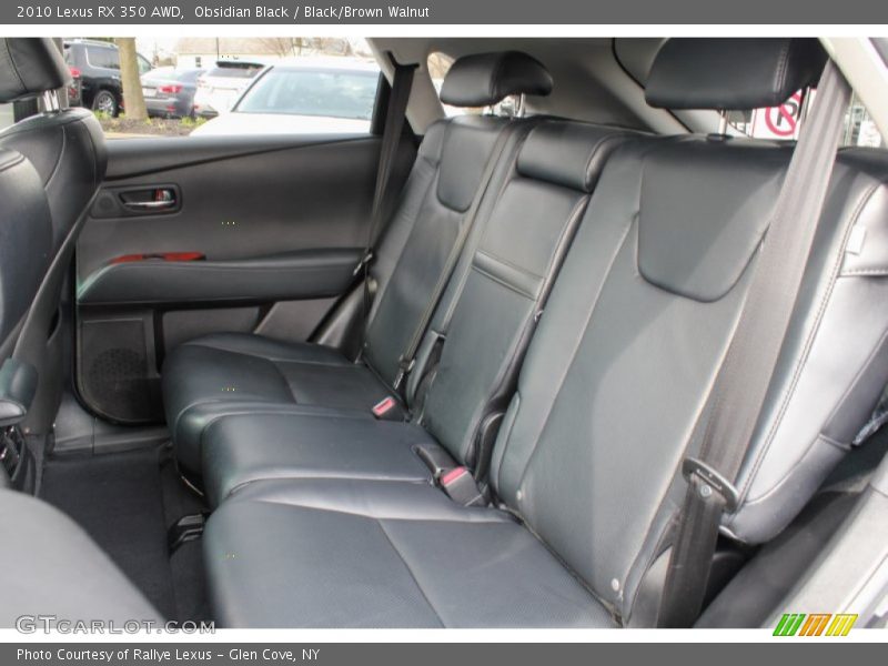 Obsidian Black / Black/Brown Walnut 2010 Lexus RX 350 AWD