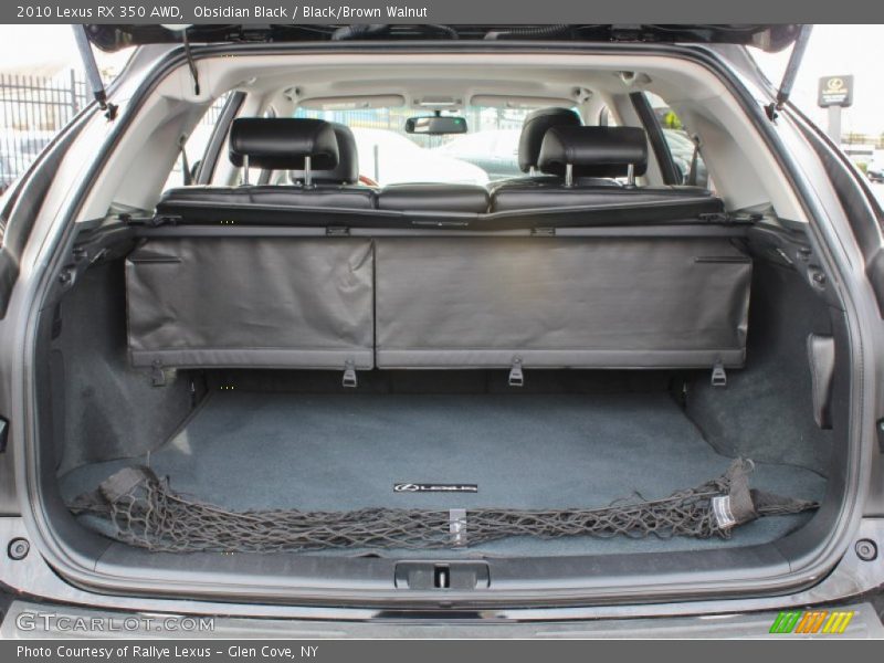 Obsidian Black / Black/Brown Walnut 2010 Lexus RX 350 AWD