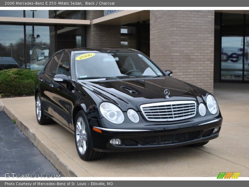 Black / Charcoal 2006 Mercedes-Benz E 350 4Matic Sedan