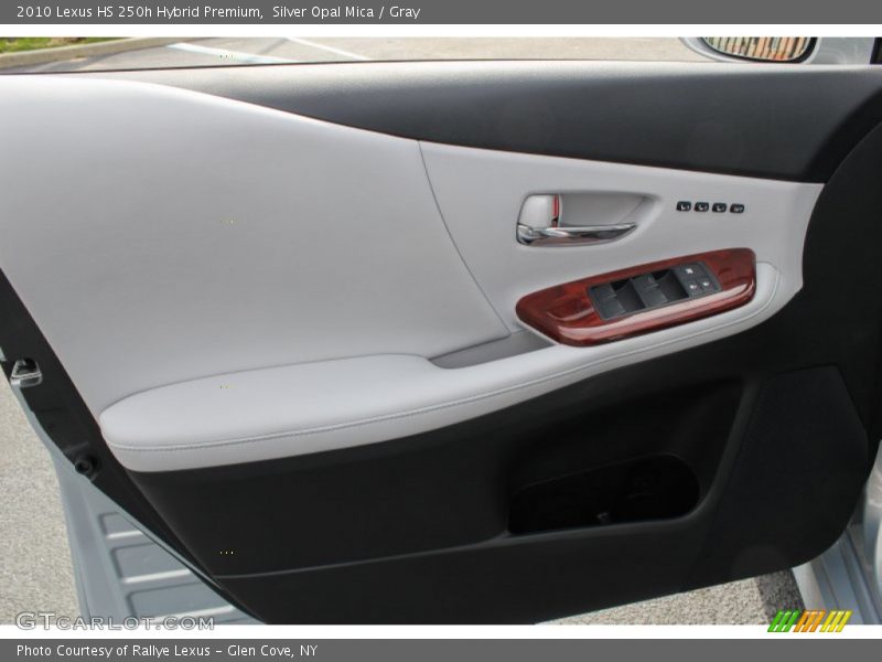 Silver Opal Mica / Gray 2010 Lexus HS 250h Hybrid Premium