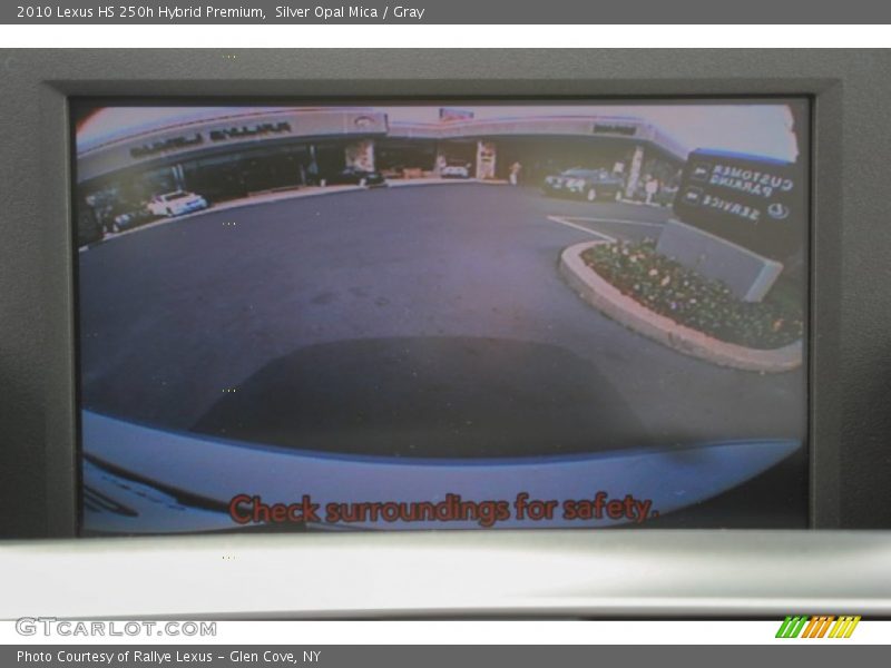 Silver Opal Mica / Gray 2010 Lexus HS 250h Hybrid Premium