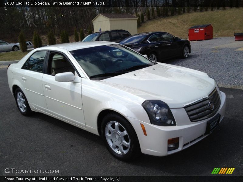 White Diamond / Light Neutral 2003 Cadillac CTS Sedan