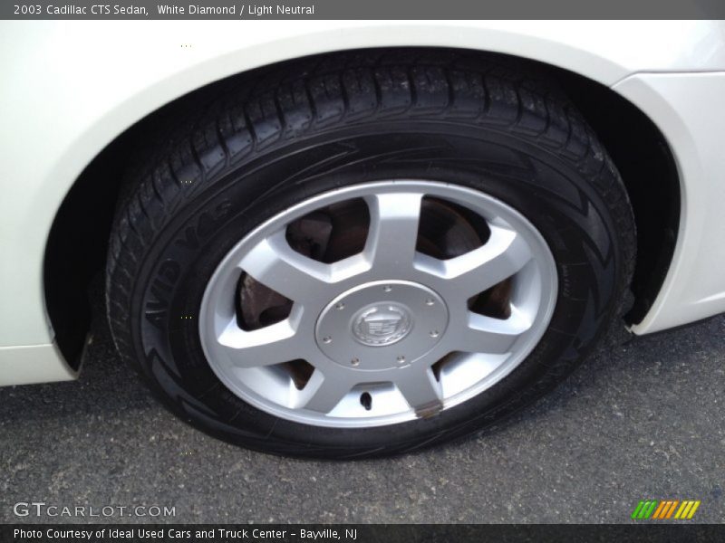 White Diamond / Light Neutral 2003 Cadillac CTS Sedan