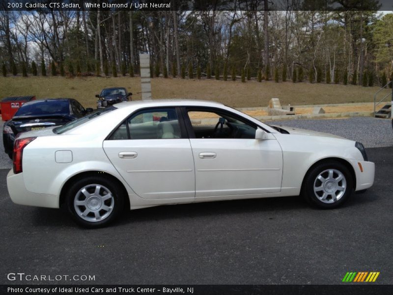 White Diamond / Light Neutral 2003 Cadillac CTS Sedan