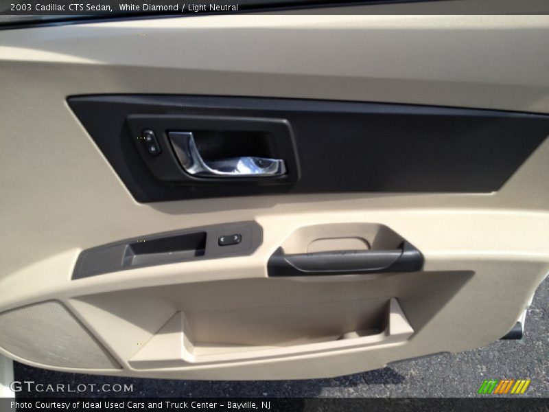 White Diamond / Light Neutral 2003 Cadillac CTS Sedan