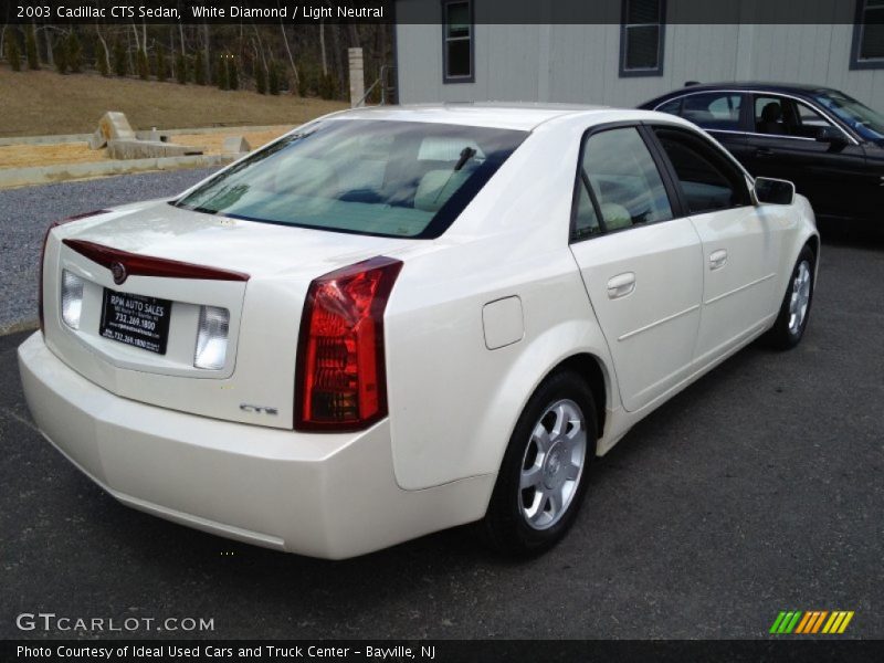 White Diamond / Light Neutral 2003 Cadillac CTS Sedan