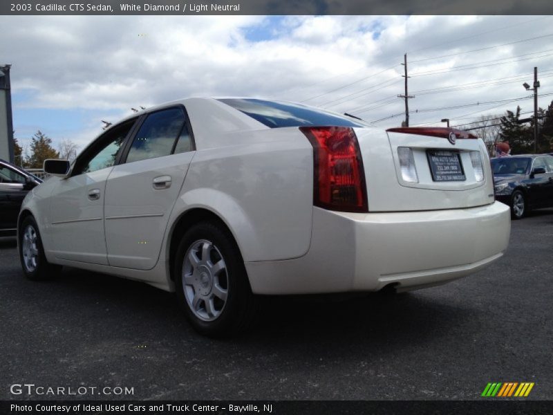 White Diamond / Light Neutral 2003 Cadillac CTS Sedan
