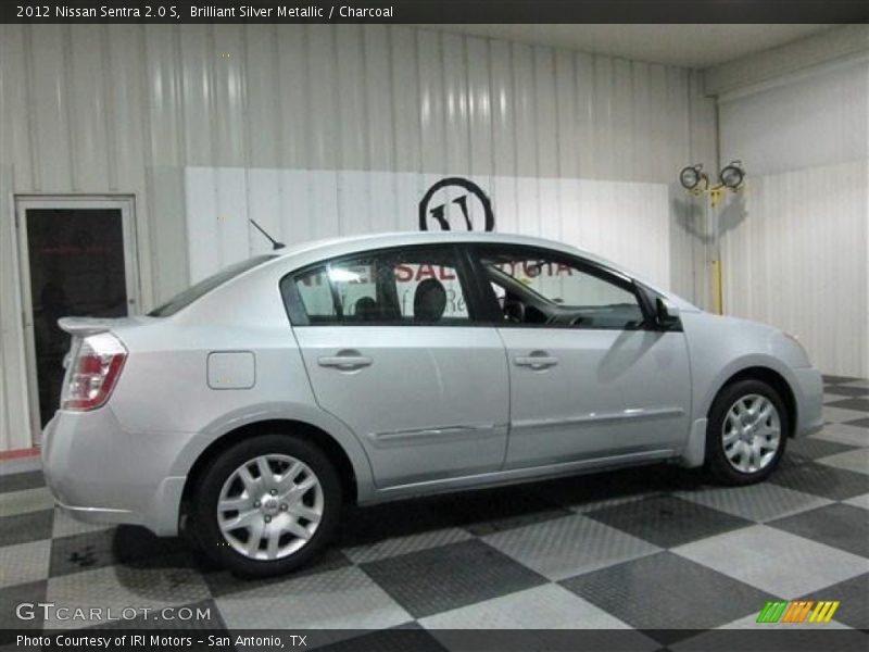 Brilliant Silver Metallic / Charcoal 2012 Nissan Sentra 2.0 S