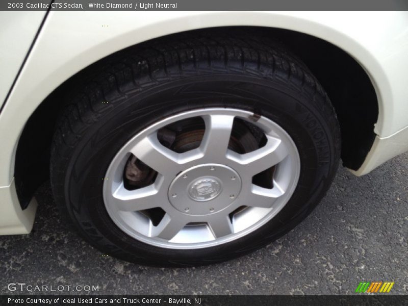 White Diamond / Light Neutral 2003 Cadillac CTS Sedan