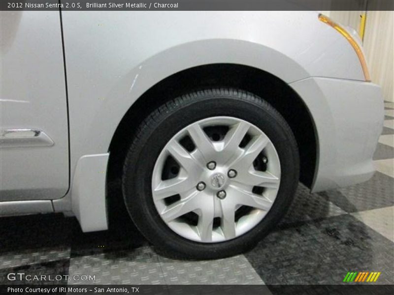 Brilliant Silver Metallic / Charcoal 2012 Nissan Sentra 2.0 S